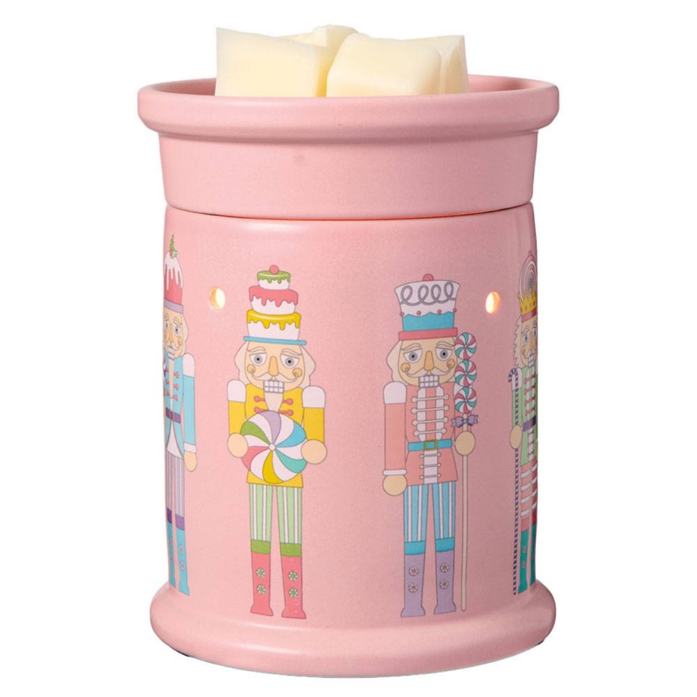 Merry Moments Holiday Wax Warmer Pink Nutcracker Home Accent Decor Hostess Gift